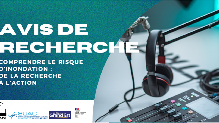 Avis de recherche n°1 - Comprendre le risque d'inondation : de la recherche à l'action
