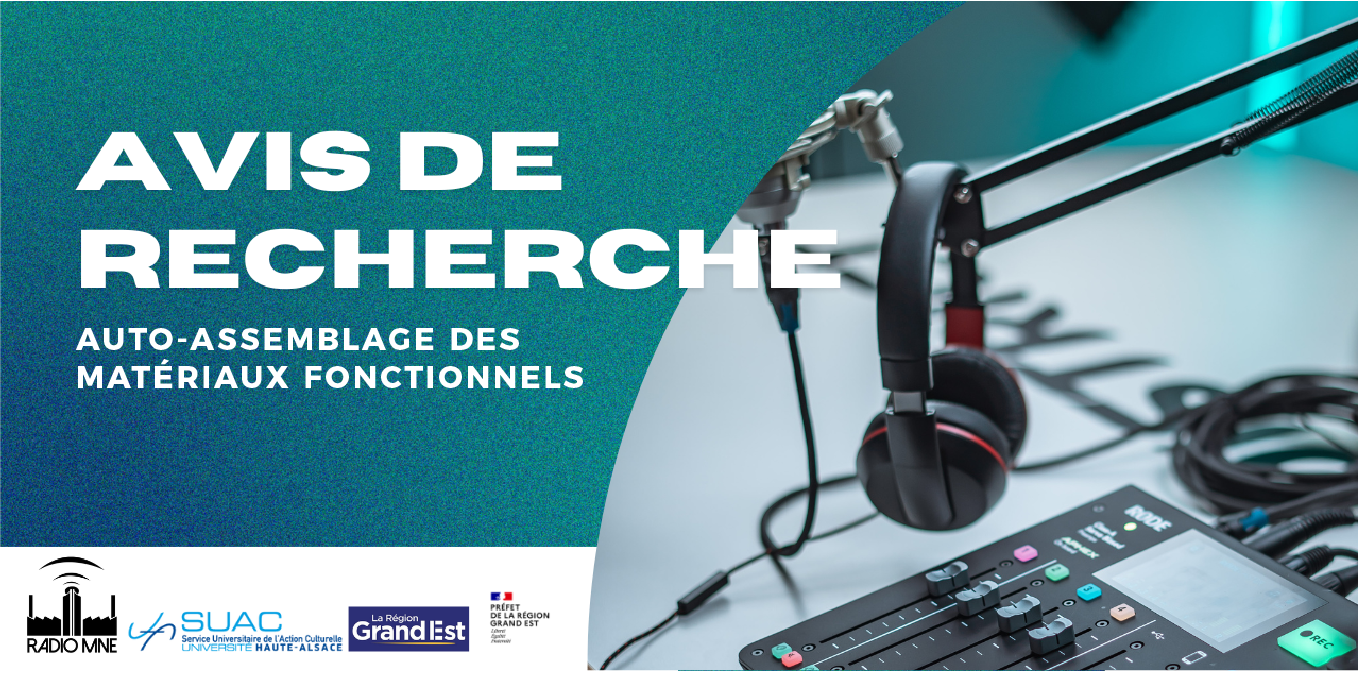 Avis de Recherche N°7 – Auto-assemblage des matériaux fonctionnels