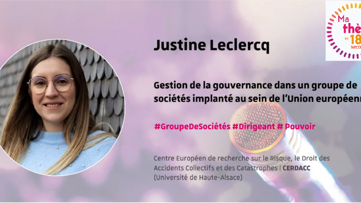Image de présentation de Justine Leclercq