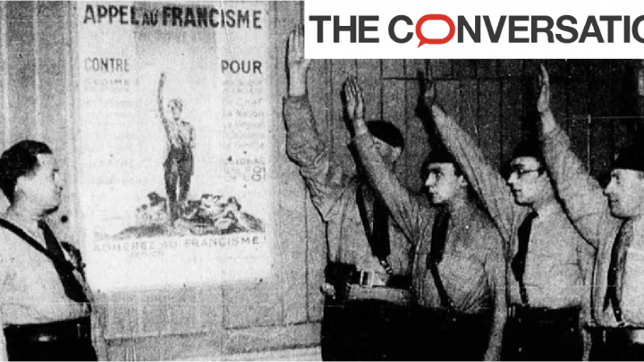 Militants du francisme en 1934