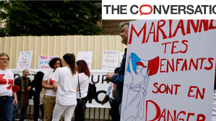 Photo d'une manifestation pour les enfants