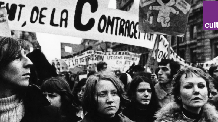 Manifestation du Mouvement pour la liberté de l'avortement et de la contraception (MLAC) à Paris le 6 décembre 1973.