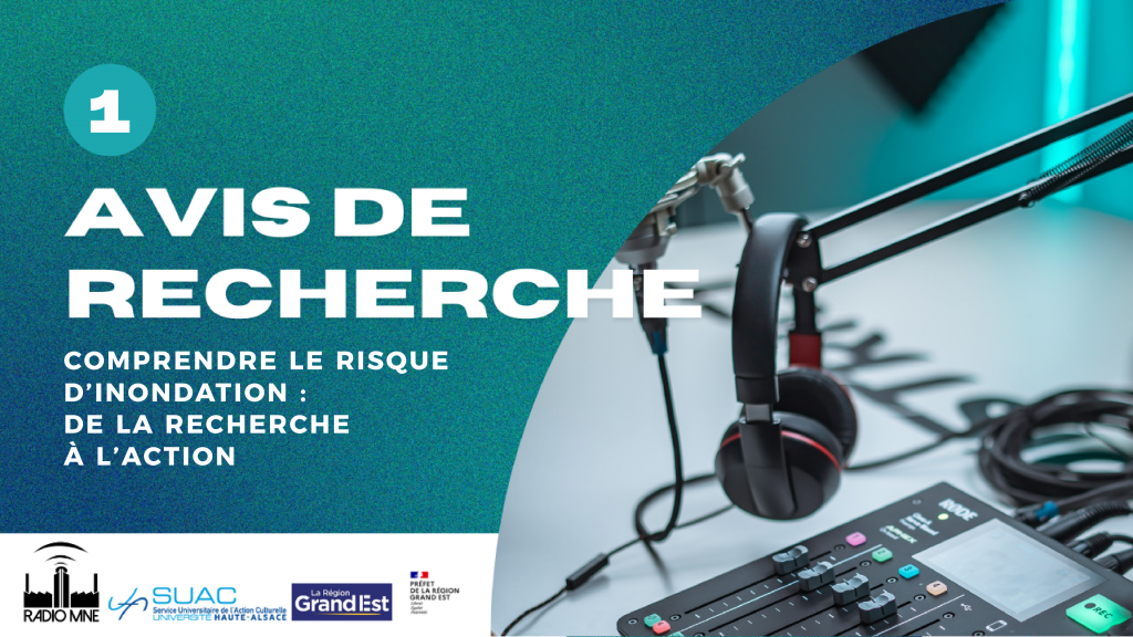 Avis de recherche n°1 - Comprendre le risque d'inondation : de la recherche à l'action